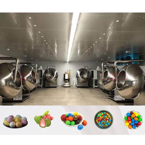 包衣机药丸上色机糖衣机巧克力包杏仁出口抛光机厂家直销一件发货