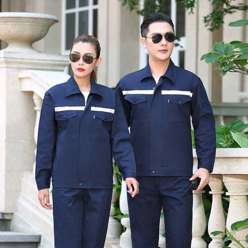 纯棉耐磨工程工作服套装适用于及