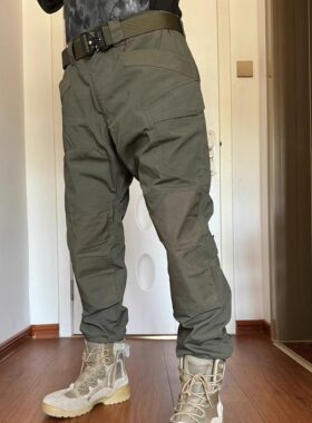 Carinthia卡伦西亚正品春秋款灰绿色长裤战术多口袋防刮耐磨户外