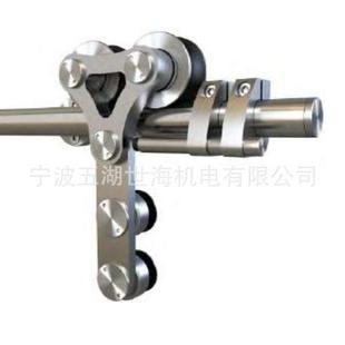 移门轨道滑轮吊轮滑轨推拉门吊轨 单门谷仓门推拉门五金美式