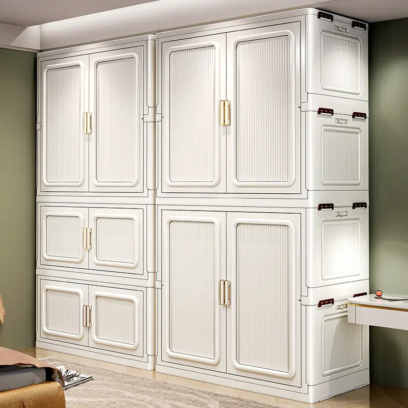【 110面宽衣柜】挂衣柜超大号收纳柜储物柜耐用置物儿童衣柜