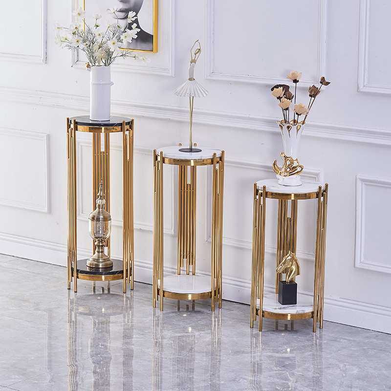 北欧简约轻奢花架摆件大理石铁艺落地式置物架室内客厅酒店花盆架,机械设备,其他机械设备,淘宝优惠券,粉丝福利购,淘宝优惠卷