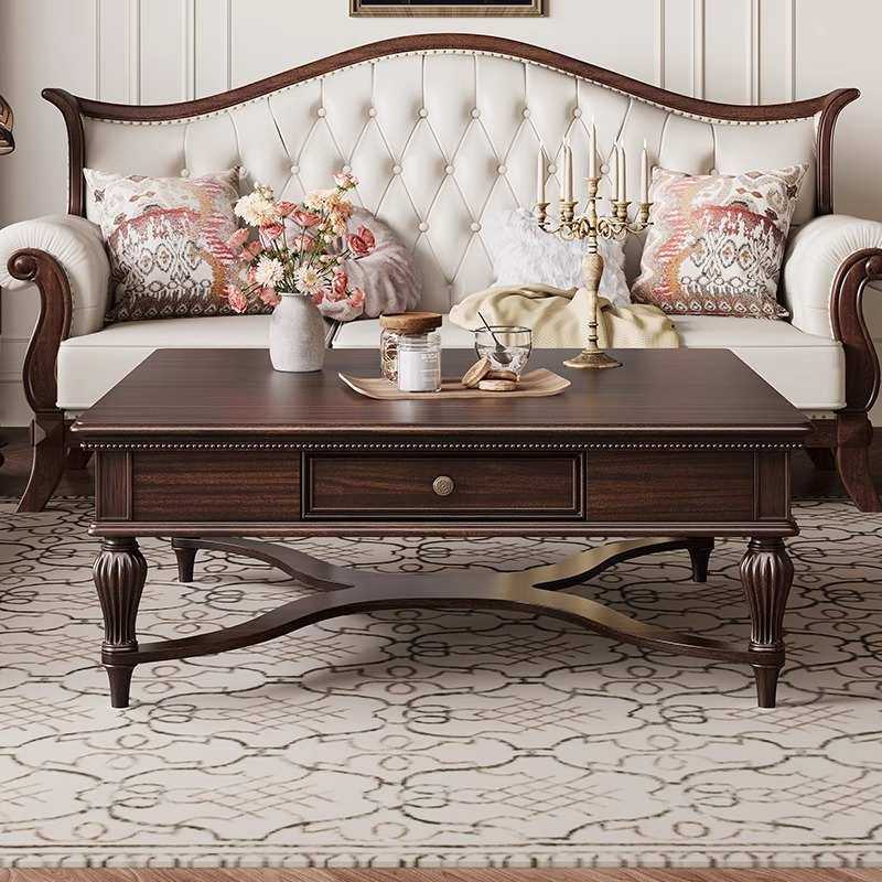 茶几美式复古乡村家用客厅实木茶桌老钱风黑胡桃木正方形储物茶台,金属材料及制品,其他金属制品,淘宝优惠券,粉丝福利购,淘宝优惠卷