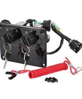 厂家 YAMAHA船外机立式双控面板点火钥匙开关 6K1-82570-08-00