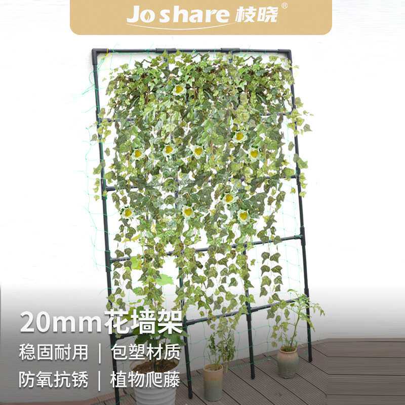 枝晓 花墙架 网格爬藤架铁线莲风车茉莉丝花架瓜月黄瓜季靠墙支架