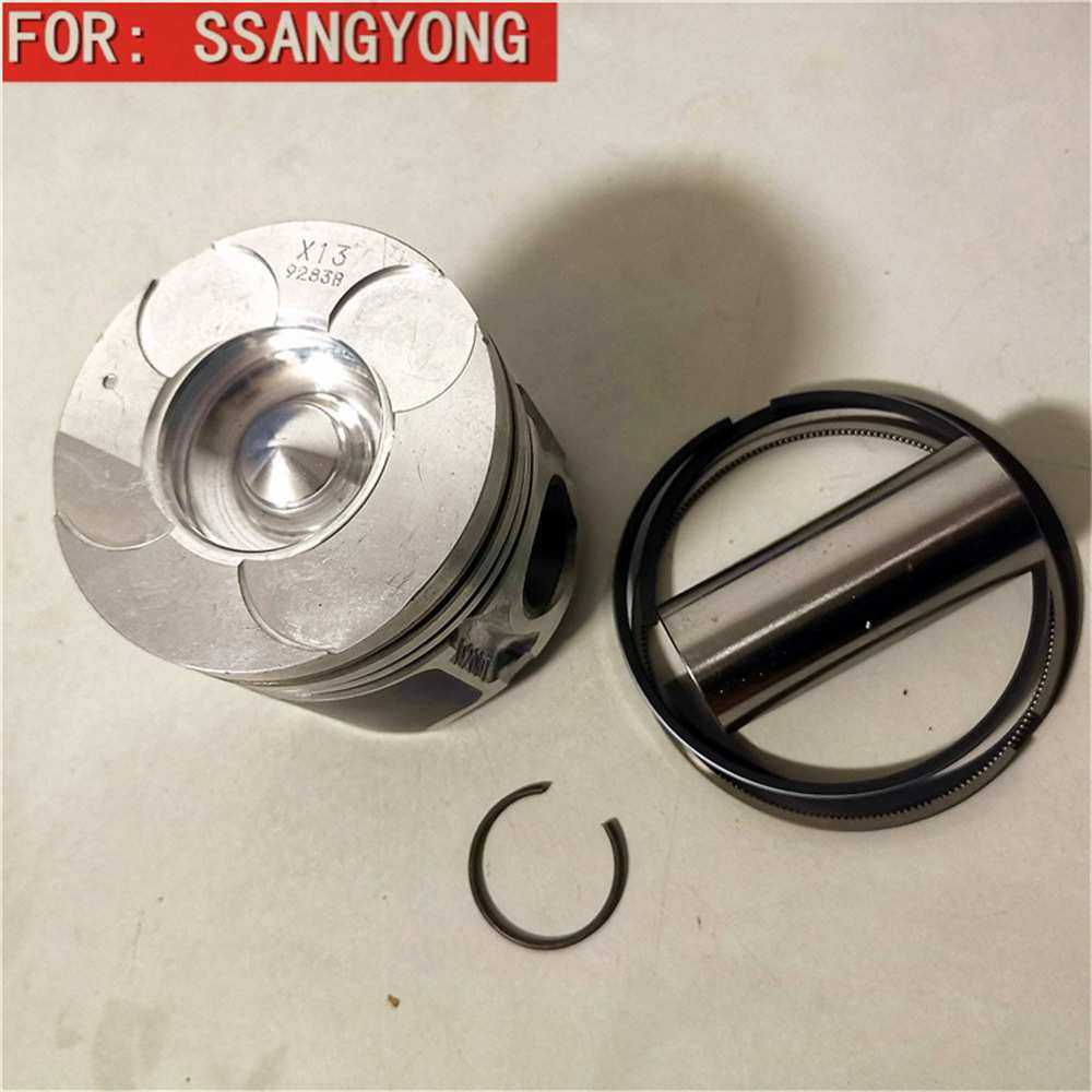 活塞总成适用于韩国双龙汽车爱腾享域雷斯特活塞总成6640302817