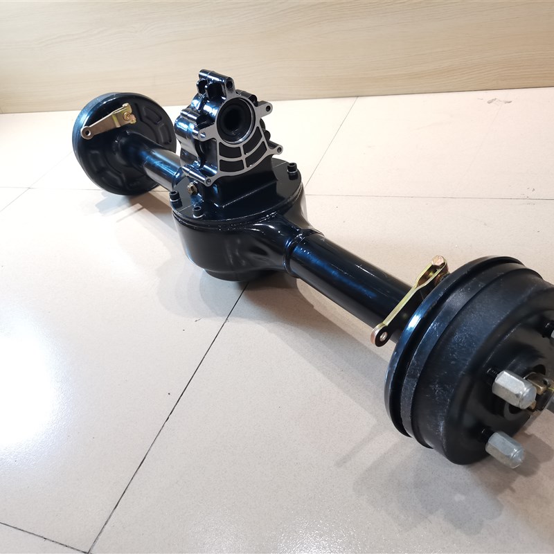 电动三轮车后桥i总成鼓刹加粗一体牙包工程车全套改装配件高速电