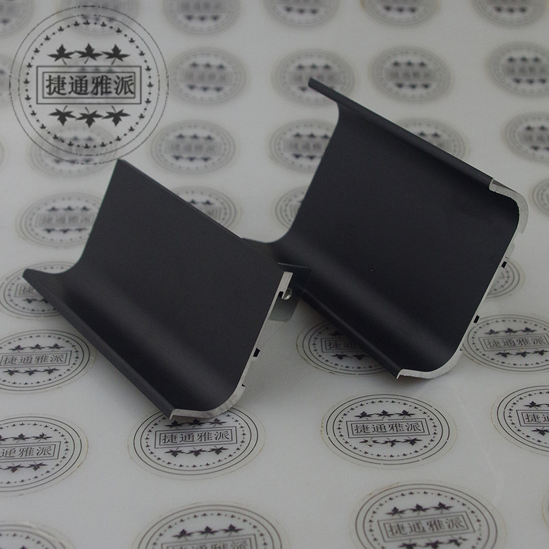 加厚橱衣柜体免拉手哑黑u银铝合金隐形型材地柜上柜门抽屉暗拉手,基础建材,隐形拉手,淘宝优惠券,粉丝福利购,淘宝优惠卷