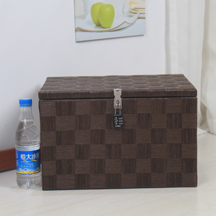 加锁收纳箱子带锁的收纳r盒能上锁储物箱密码锁大容量整理箱储物