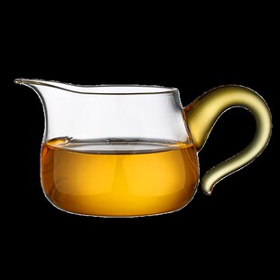 加厚玻璃公道杯耐热高档泡茶日式功夫茶具茶漏套装茶W海茶滤分茶