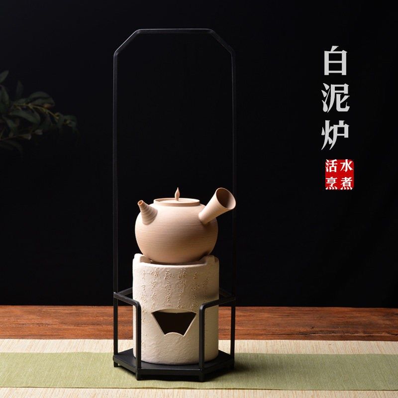 复古白泥煮茶炉刻字碳炭炉烧水炉电炭两用炉P潮州薄胎砂铫酒精炉,餐饮具,煮茶炉,淘宝优惠券,粉丝福利购,淘宝优惠卷