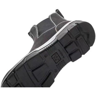 钢包头防砸防刺穿轻便透气防臭电焊工防W烫工地四季 劳保鞋 男夏季