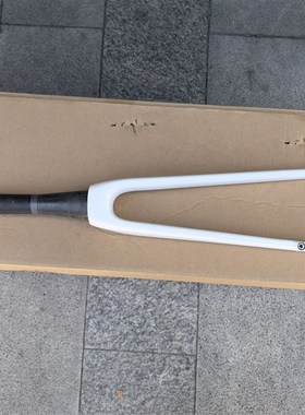 无标白色/公h路自行车全碳纤维前叉700C前叉轻量化