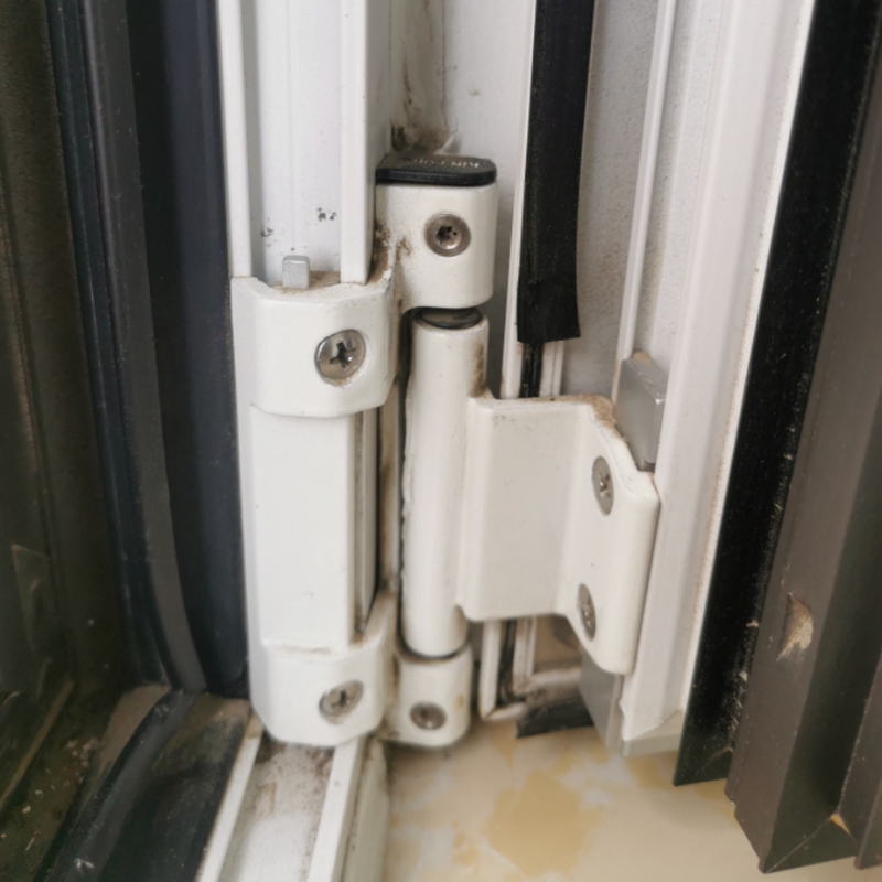 断桥铝合金内开内倒窗户合页平开上悬铰链下N折页五金配件铰链合