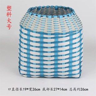 纯手工茶篓 背篓j 采茶篓 竹篓茶竹箩篓竹筐 竹编茶叶篓 舞台道具