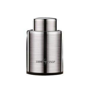 三四钢 红酒塞不锈钢真空酒塞 创意收J纳硅胶葡萄酒香槟红酒瓶塞