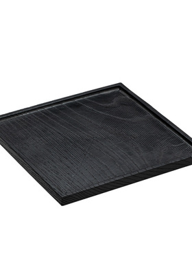 侘寂风实木小茶台l手工托盘摆盘置物架民宿茶几木盘家用装饰摆饰