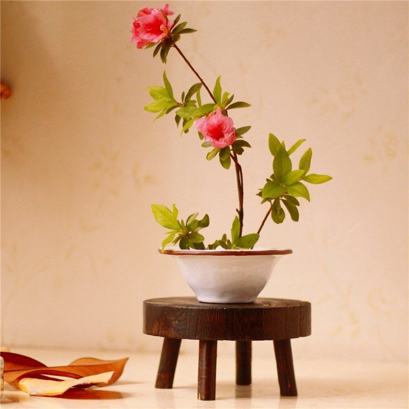 绿植盆栽d增高架小板凳高脚迷你实木置物花盆架复古,家居饰品,装饰摆件,淘宝优惠券,粉丝福利购,淘宝优惠卷