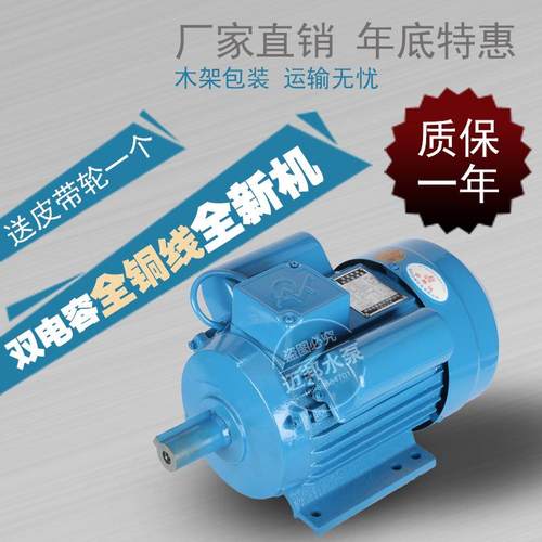 YL单相双电容799异步电机Y90动LV-2 2.2W2级2L800转220小型电机马