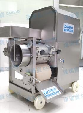 l鱼肉取肉机 出刺口三文鱼鱼肉鱼骨鱼皮分料离鱼设备 生鱼QKA取馅