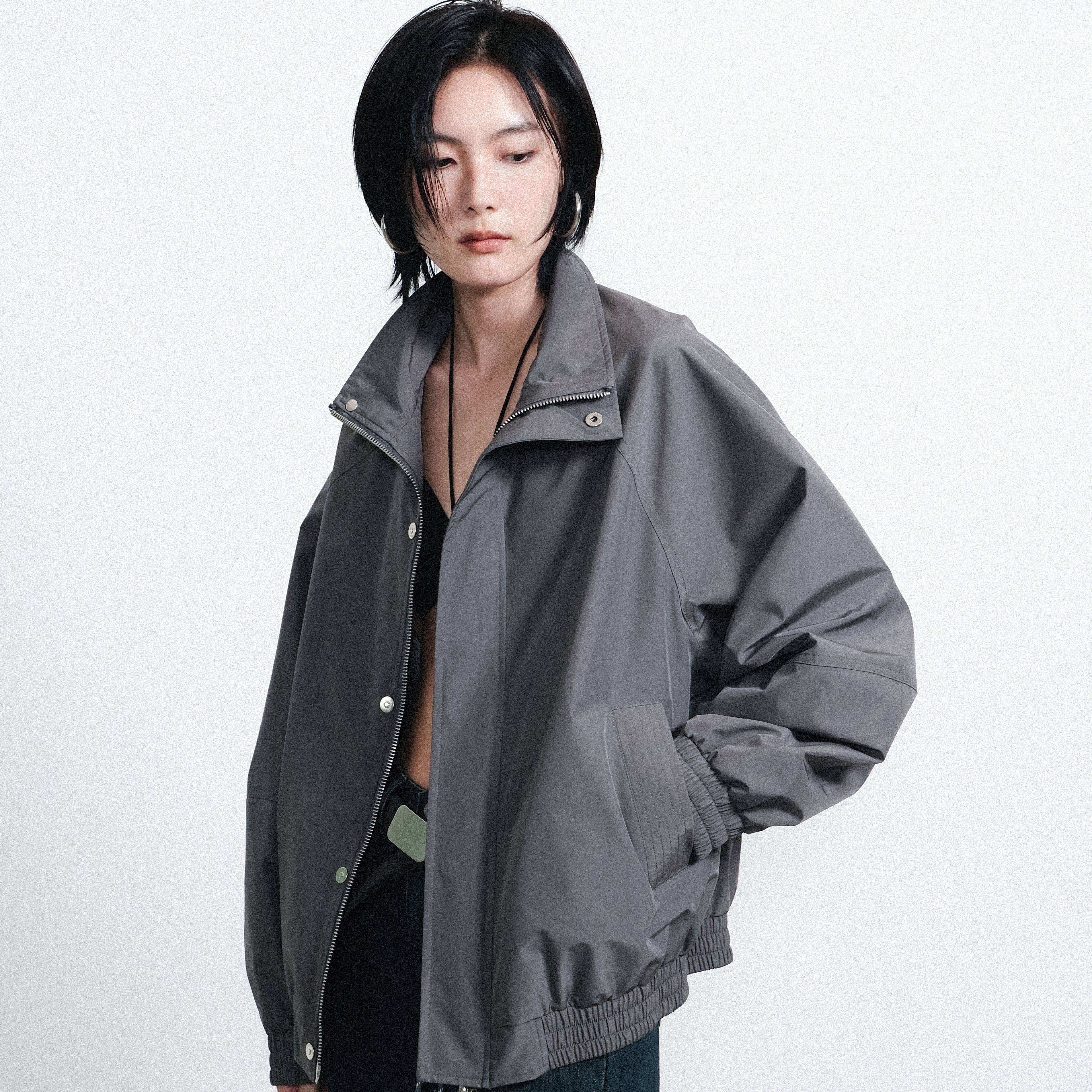 纯色廓形感冲锋衣外套ACOSEY