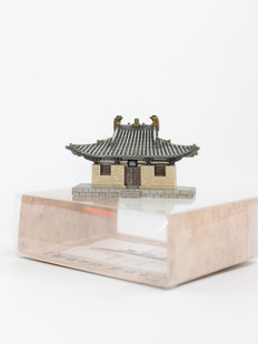 山西古建五代遗构山西长治天台庵树脂磁吸立体冰箱贴摆件两用礼物