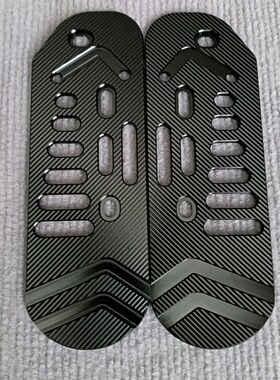 适用深远电动车009/A8/T90后脚踏板铝合金外卖加装后搁Z脚直上配
