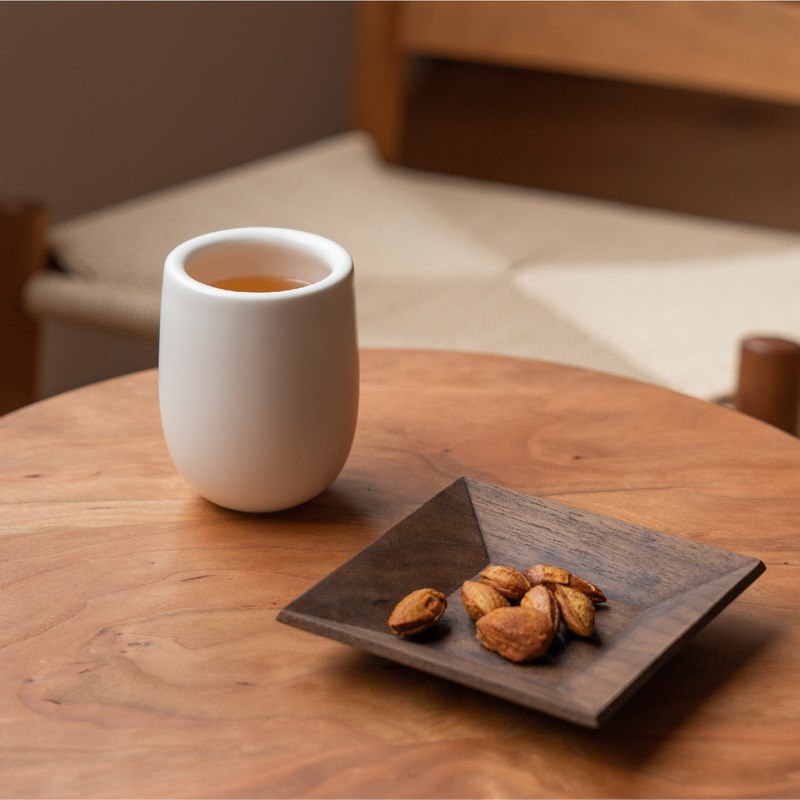 木墨生活 厚白蛋壳杯 德化白瓷手握杯亚白陶瓷咖啡杯蛋.杯茶杯水