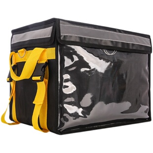 美团外卖箱骑手装 m备保温冷藏送餐箱车载加厚防水大号保温箱