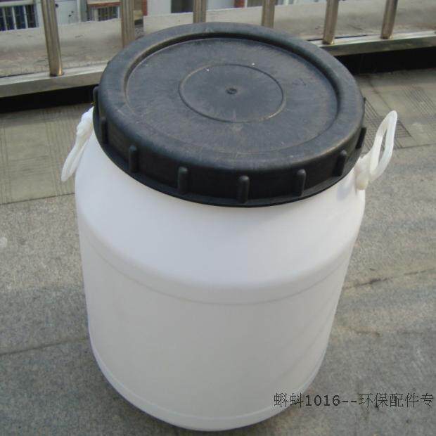 壁厚 带盖25/50L升PE白色小塑料水桶 废料液桶化U工桶 耐腐蚀热卖