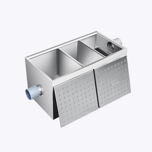 厨房餐饮三级过滤不锈钢隔油w池地埋式油水分离器油污水沉淀地沟