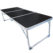 一1米加长三折户外桌子r露营便携式 野餐小桌多功能烧烤野炊用餐桌
