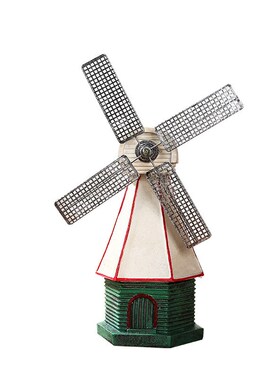 超市美陈摆件牧场陈列道具复古怀旧荷兰风车美式酒柜卧Z室装饰摆