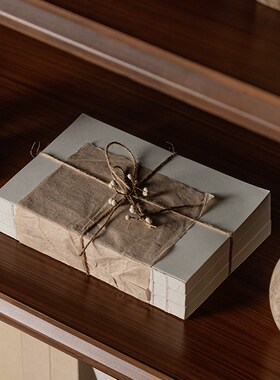 中古侘寂风办公室壁n龛装饰品客厅书房开放格复古怀旧美式家居摆