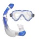 浮潜面罩防水T防雾硅胶潜水装 儿童呼吸管套装 备 潜水镜女 全干式