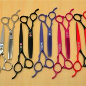 美发剪刀5.5寸左撇n子专用左手剪刀理发剪平剪牙剪刘海打薄6寸套