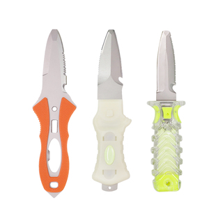 水域救援刀户外应急割绳器v钛合金潜水多功能车载随身救生逃生装