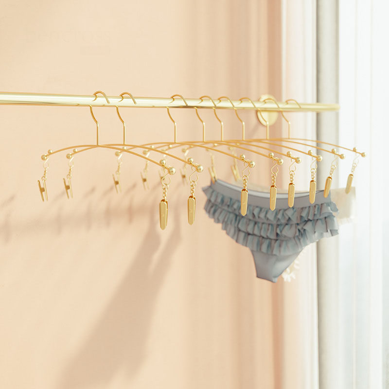 不止收纳家用金属内n衣裤专用晾衣架防滑带夹子胸罩内裤文胸展示,收纳整理,金属衣架,淘宝优惠券,粉丝福利购,淘宝优惠卷