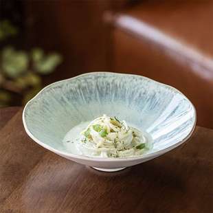碗餐厅高颜值面碗家用大菜碗 大碗敞口碗复古陶瓷碗窑变釉餐具