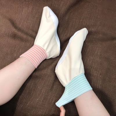 睡眠专用袜子中筒袜中医防寒祛湿艾草松口吸湿宽松纯棉睡觉穿秋冬