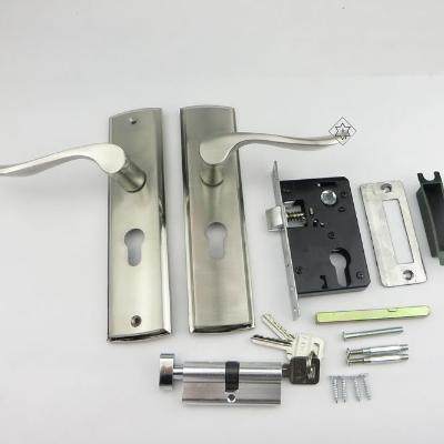 房门锁卧室小50配件锁子锁芯执手锁三件套套装门室内门锁具实木门