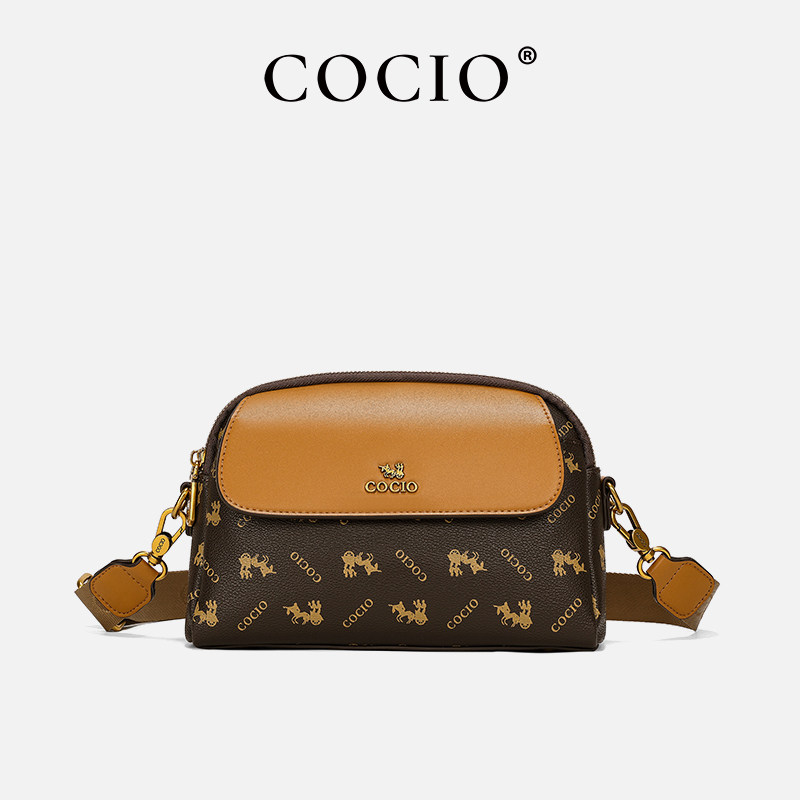 COCIO2024新款斜跨单肩女包高级夏时尚百搭迷你小轻奢CC086