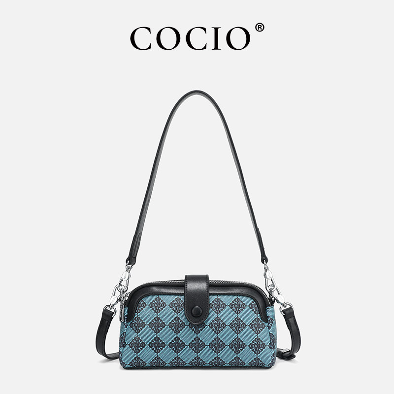 COCIO2024新款斜跨单肩女包包高级夏百搭迷你小轻奢品牌CC225