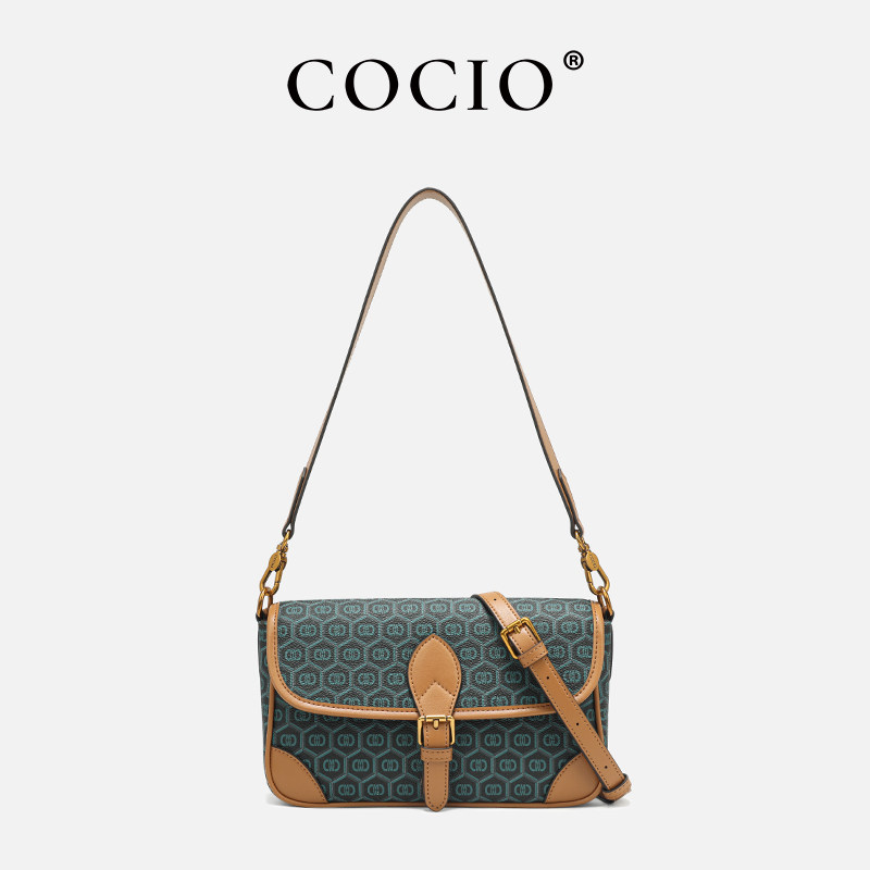 COCIO2024新款斜跨单肩女包高级夏时尚百搭迷你小轻奢CC220