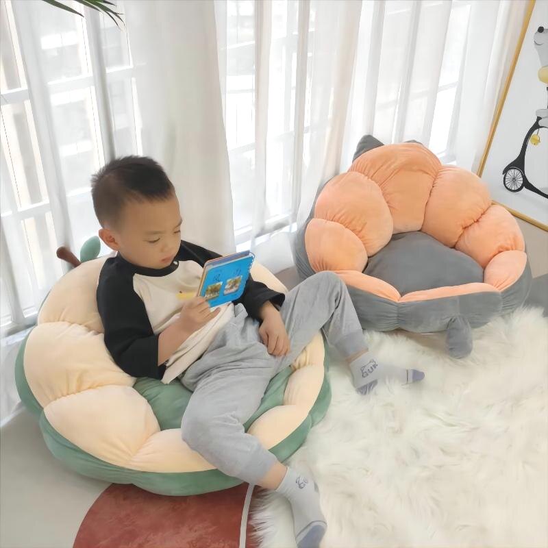 儿童小沙发男孩子坐垫读书角懒沙发豆袋阳台飘蒲团垫