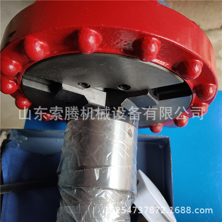 索腾高速圆钢套丝机 地脚螺栓车丝机 M36圆钢不转的开牙机 厂家