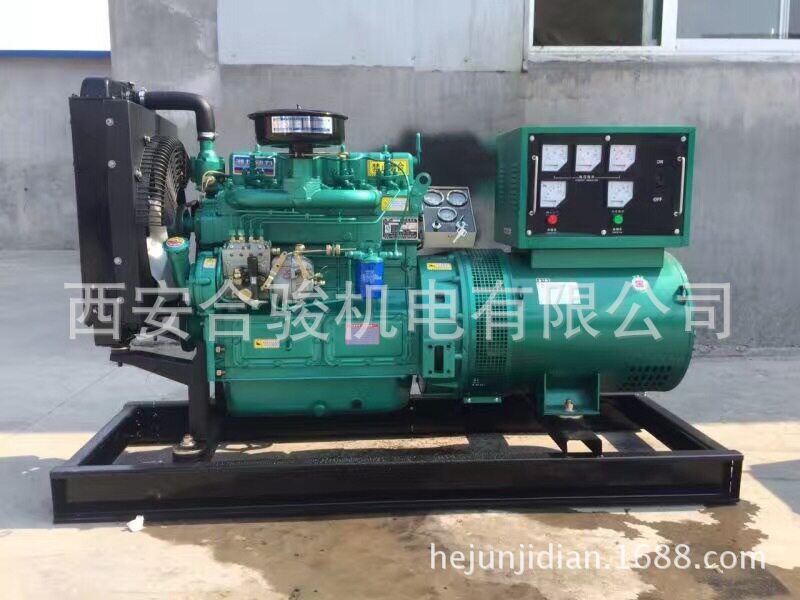 潍柴水冷四缸柴油发电机组电启动