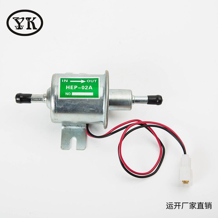 生产改装车电子泵 汽车燃油泵 低压泵 12V 银色 HEP-02A 输油泵