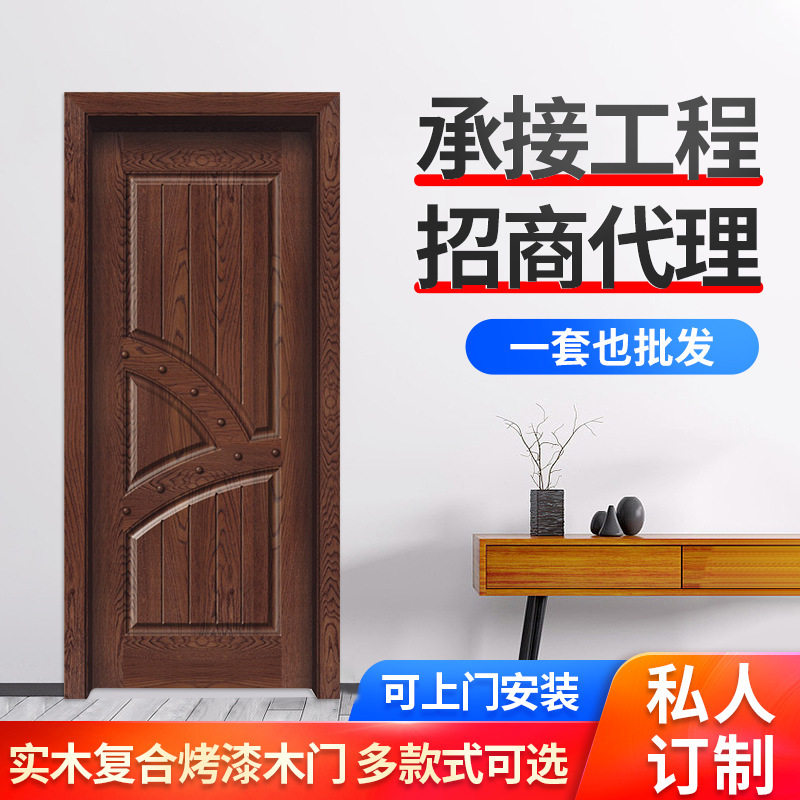 重庆伊普斯套装门厂复合烤漆套装门  实木免漆门环保