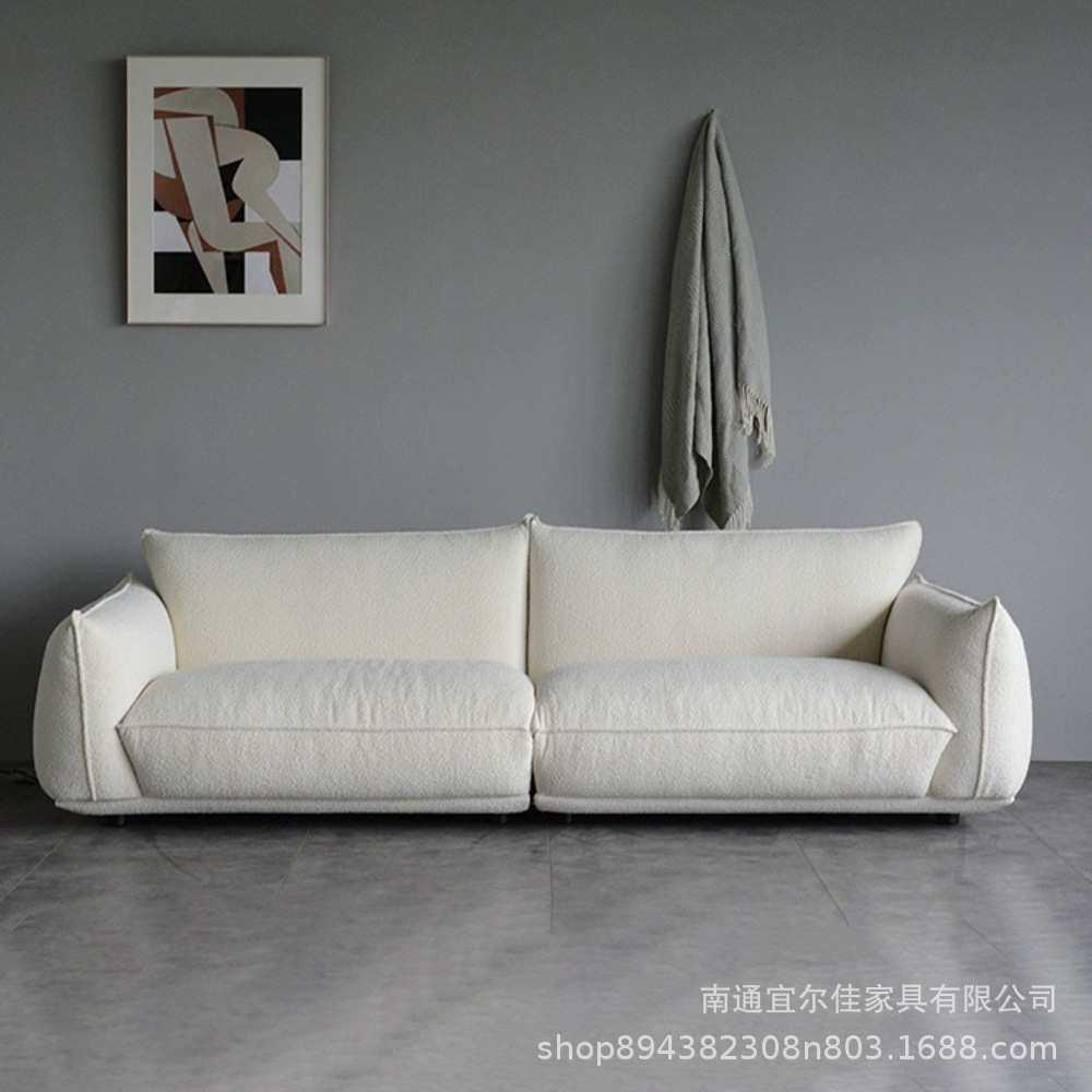 现代简约客厅三人位白豆布艺沙发小户型北欧意式颗粒绒奶油风沙发,鲜花速递/花卉仿真/绿植园艺,其它园艺用品,淘宝优惠券,粉丝福利购,淘宝优惠卷